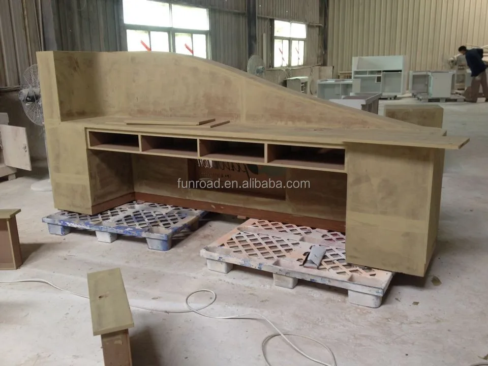 Supermarket Billing Counters In Wooden Material Buy Supermarket Cash