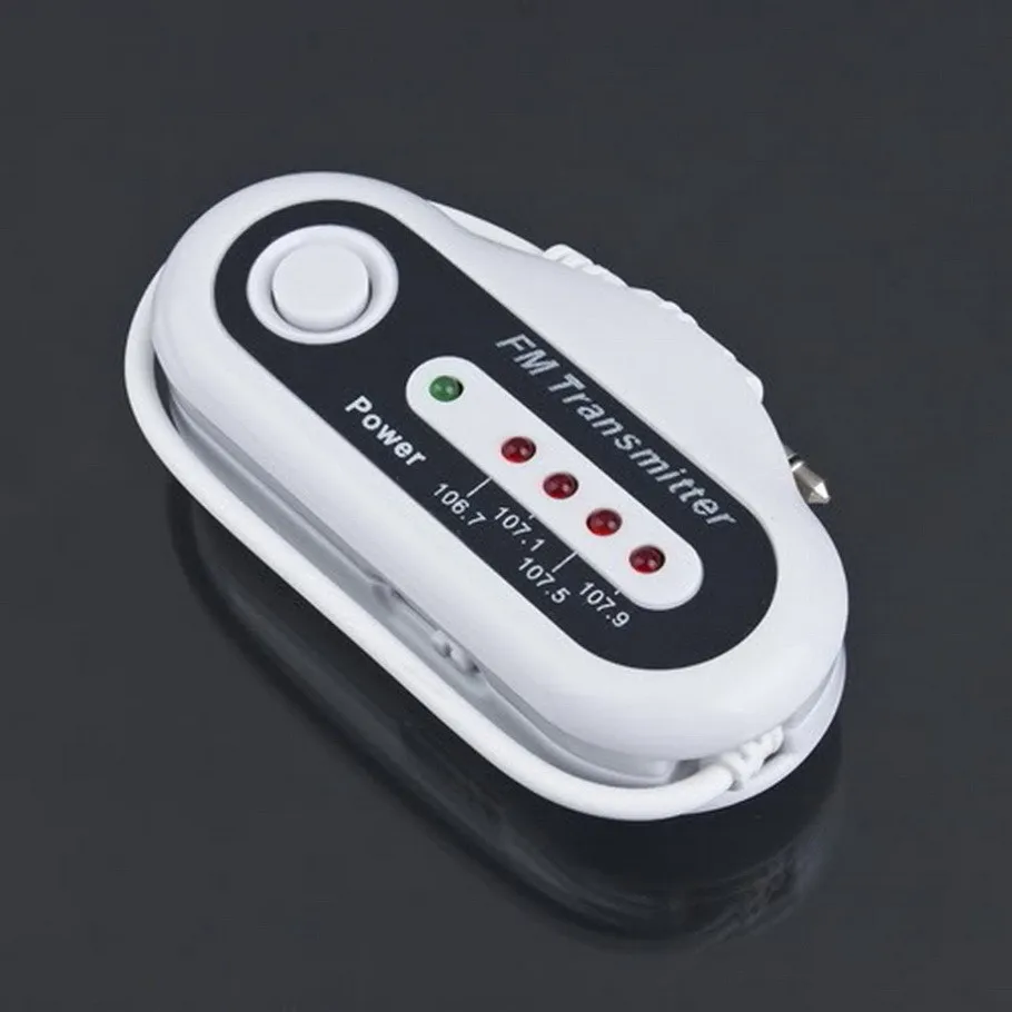 4 Frequency Channel Fm Transmitter Wireless Audio 3.5mm Plug Car