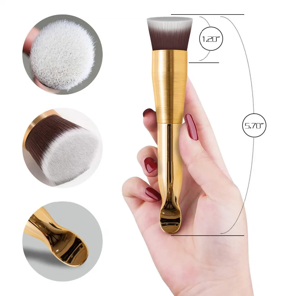 Custom Logo Wholesale Refillable Face Powder Makeup Brush Container