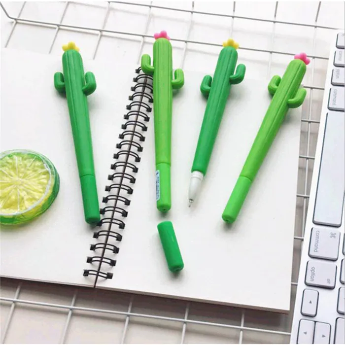 Creative Cactus Gel Pen Writing Pen Kids School Stationery Z7N1 Gift R2A2 C3L9 