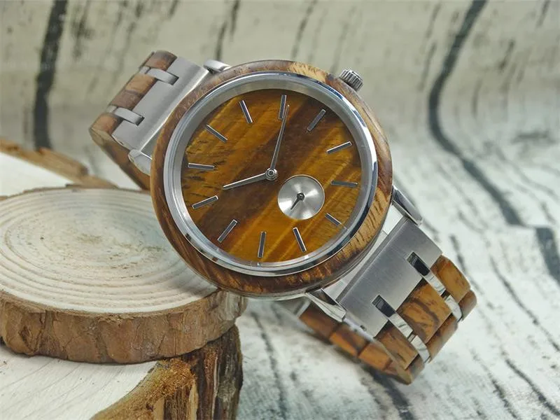 不锈钢木质大理石手表商务男士 - buy marble watch,stone wood watch