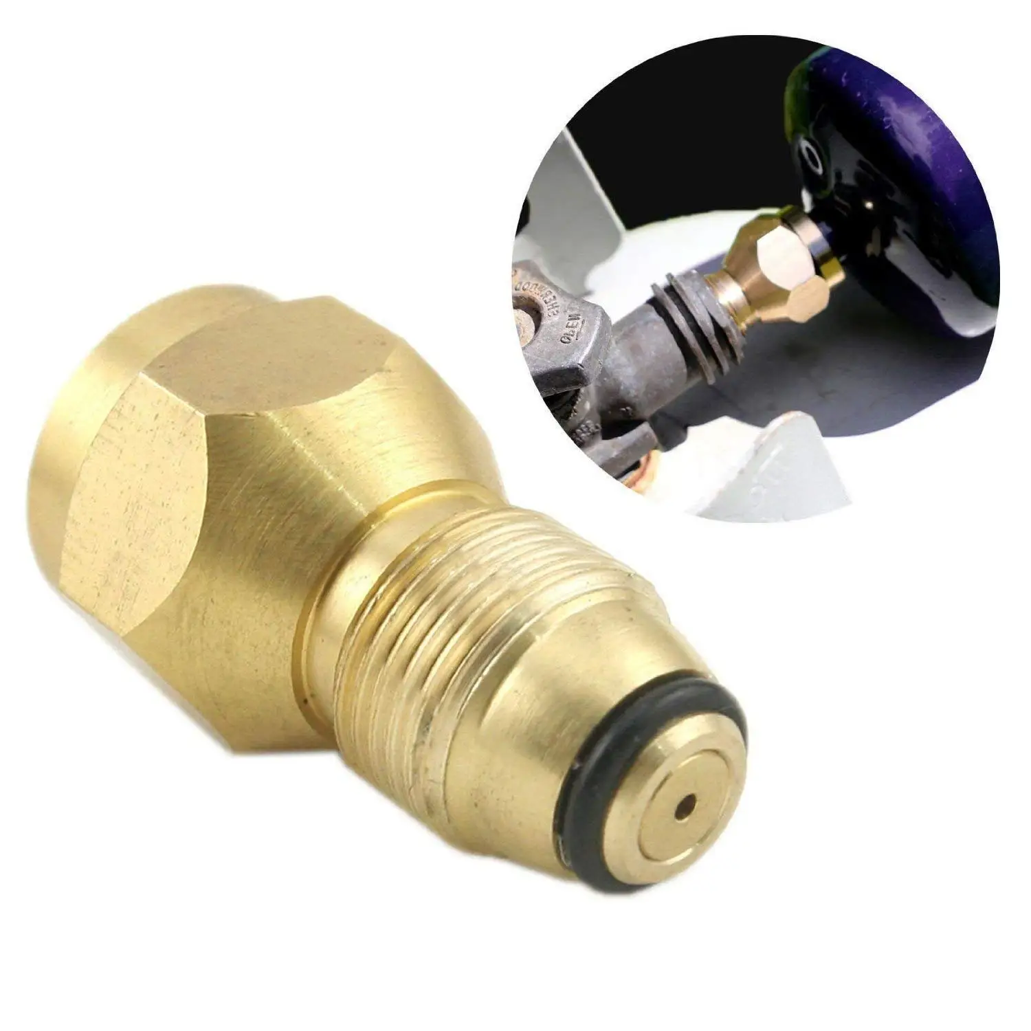 Adjustable High Pressure Regulator for Portable Disposable LP 1LB Camping Tanks x 1//2 Female Connection from EasyFirePits.com REGDTA Propane