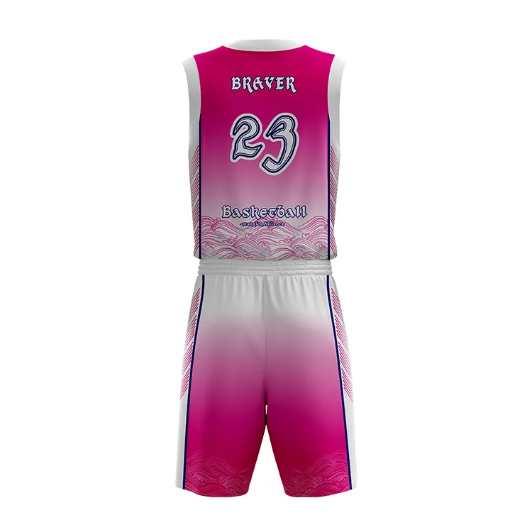 plain pink basketball jersey