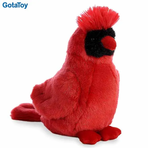 stuffed cardinal bird