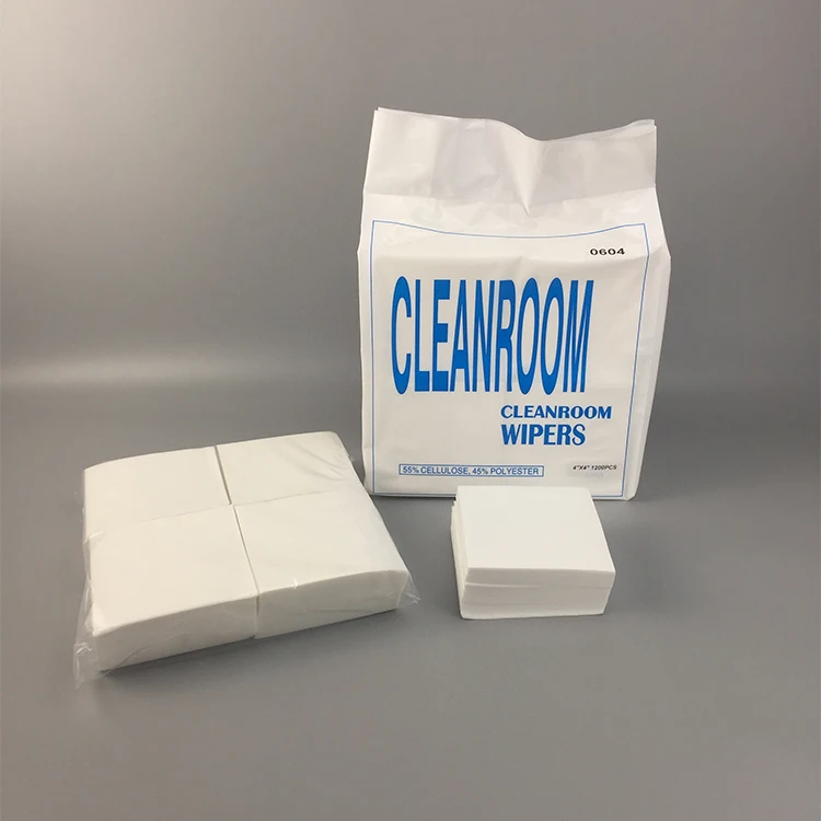 50gsm Oil Absorbing Dust Free Disposable Polyester And Cellulose