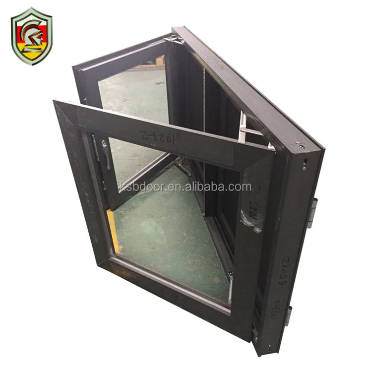 6mm insulated tempered glass pictures aluminium casement window and door
