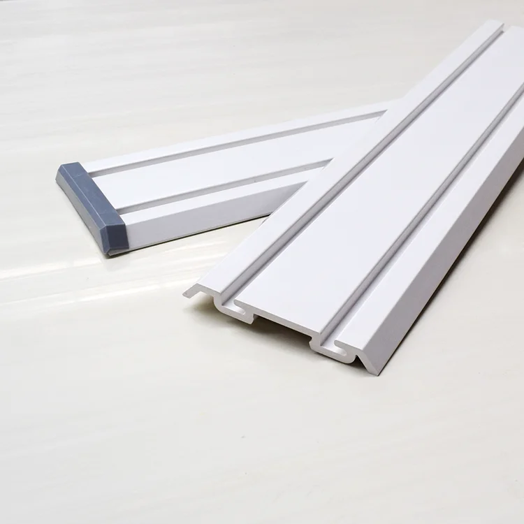 Heavy Duty Pvc Slatwall For Hanging Display And Garage Storage Track