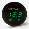 Hot Style DC12V 24V Auto Car Boat Mini LED Digital Voltage Meter in green LED