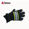heat resistant aramid fireman structural firefighting gloves, emergency fire rescue gloves for fire fighting protection