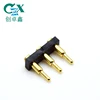Brass gold plated 3.5mm pitch DIP 3pin gopo connector