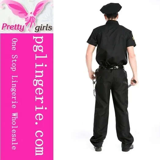 Black Sexy Men Costume Police Officer Cop Uniform Buy Police Cop Costume Officer Cop Costume