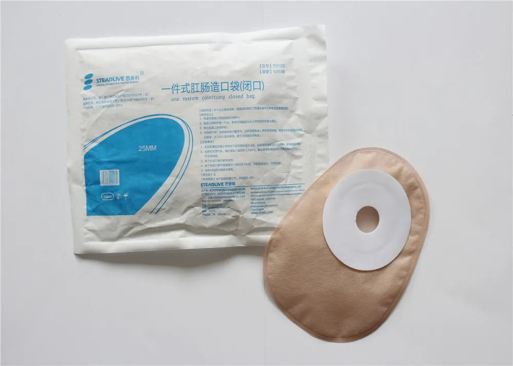 Disposable Stoma Bag With Sponge Adhesive Skin Barrier Buy Stoma Bag