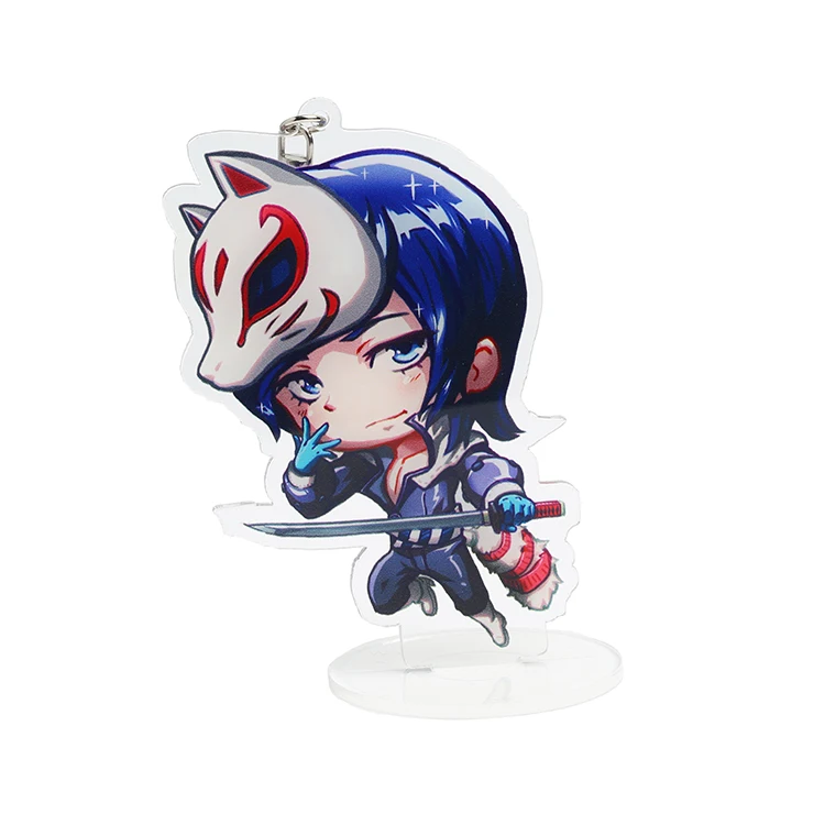 
Custom Anime Printing Cartoon Characters Standee Keychain 