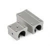 Anodized Aluminum Shell Material brackets linear guide slide bearing SBR20LUU