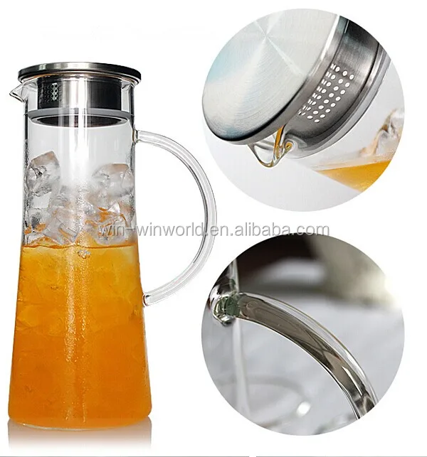 Wholesale 1.5 Litre Tableware Clear Glass Water Jug Set Buy Glass