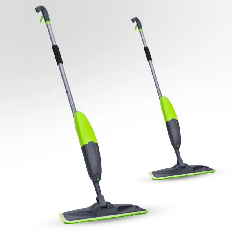 Straight Handle Microfiber Flat Spray Mop With Removable Water Tank