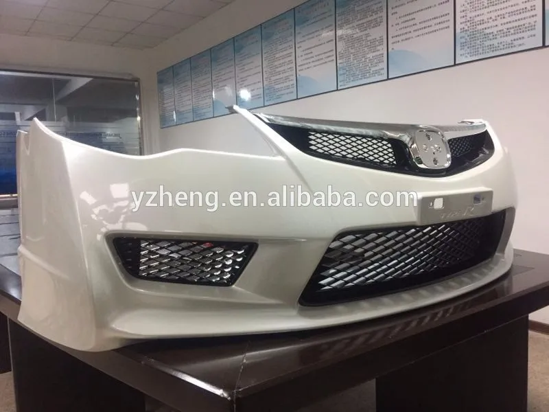 Vland factory  for Car Accessories for civic Bumper +middle grille 2006 2007 2008 2009 2010 2011 wholesale price