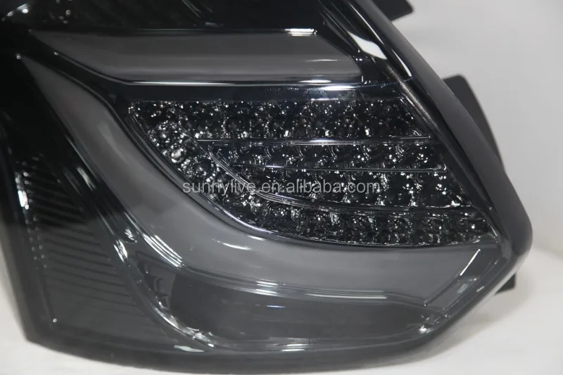 for Focus 3 LED Strip Tail Lamp for FORD Hatchback 2012-2014 year Smoke Black TW