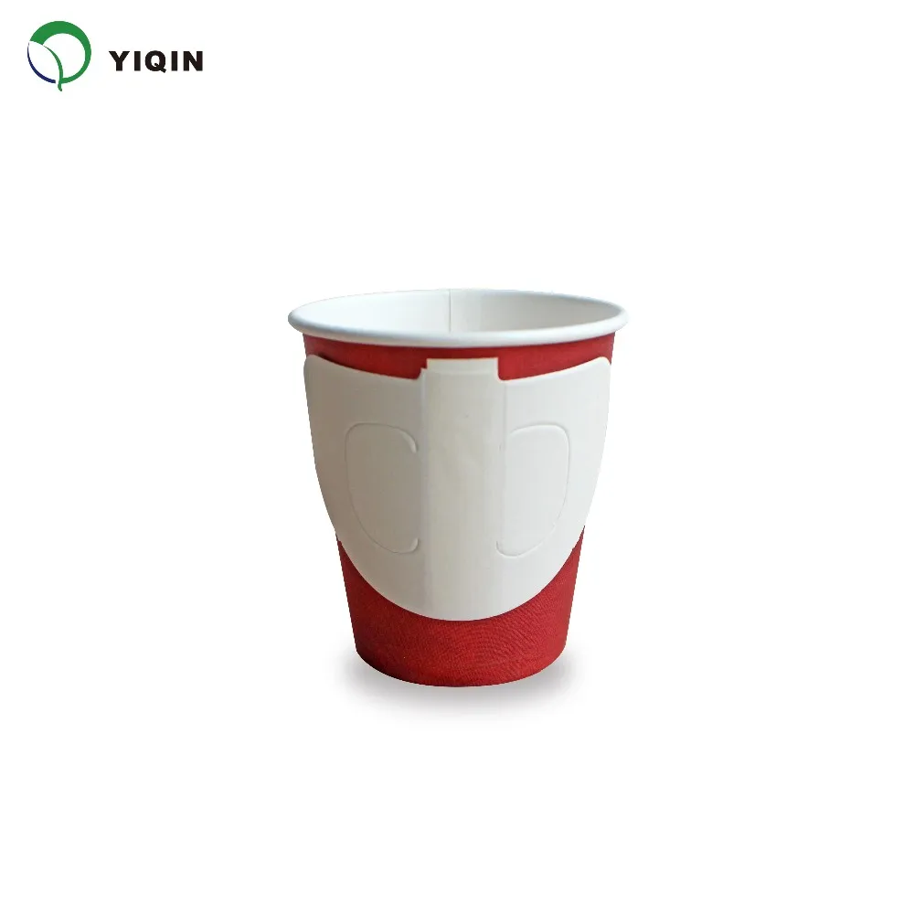 7oz Disposable Logo Customized Coffee Tea Paper Cup With Handle Buy