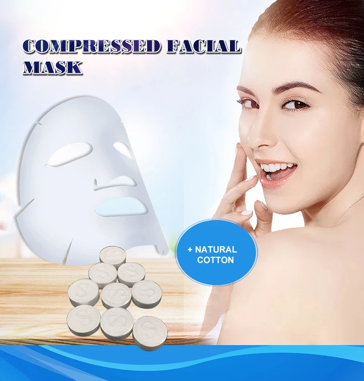Korean Natural Cotton Good Absorbent Deep Moisturizing Facial Mask