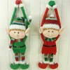 Fashion 12'' Christmas Gift Plush Hanging Elf Doll 2018 Custom Cute Couple Stuffed Soft Christmas Plush Toys