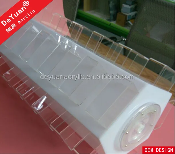 Rotating White Acrylic Business Card Holder Display Buy Business Card