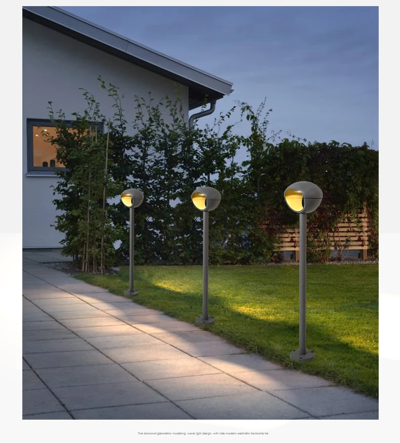 Outdoor waterproof column lamp villa garden lamp