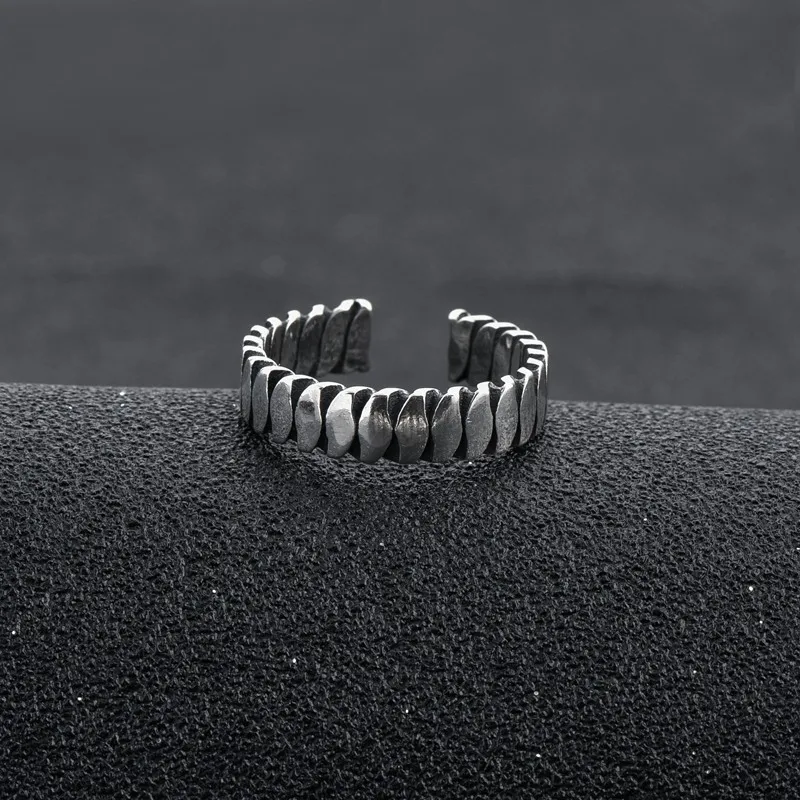 Personality Jewellery S925 Pure Silver Fashion Thai Silver Vintage Old