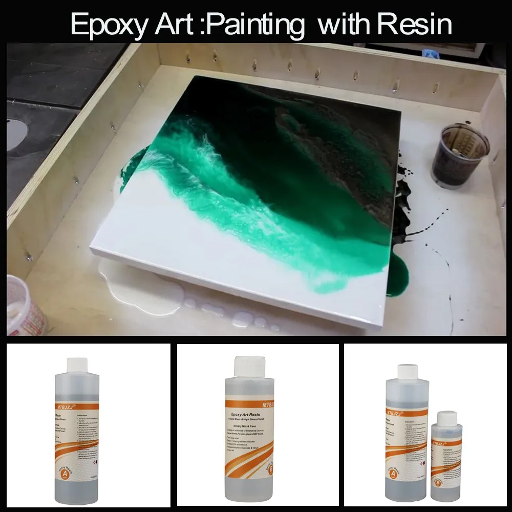 Epoxy Resin And Hardner For Coating On Cotton Canvases And Wood Panel