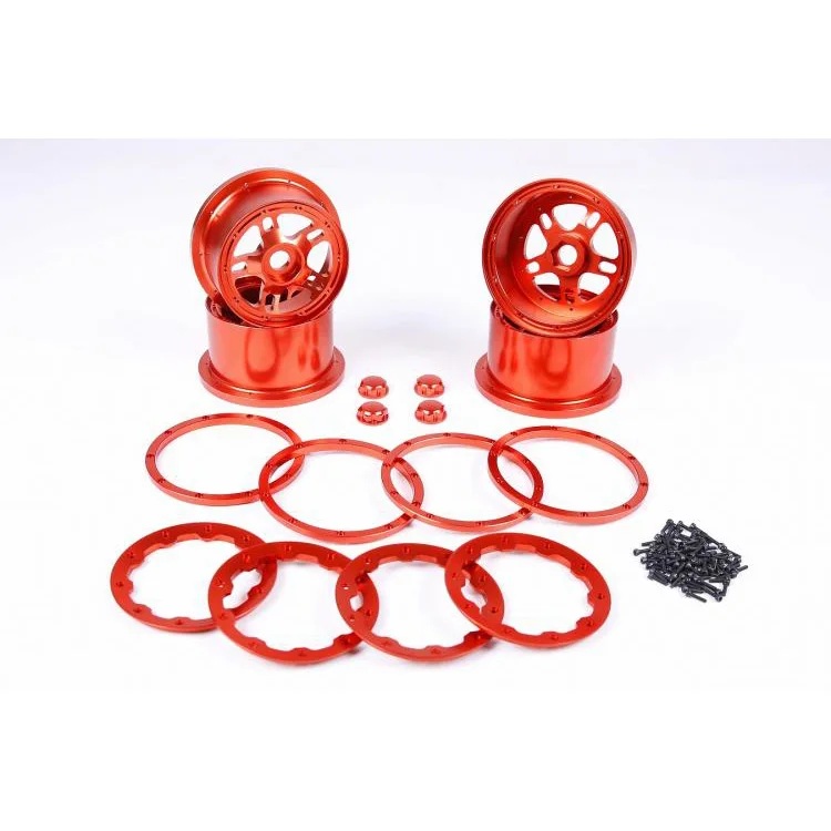 Hm Baja 2 Pneumatici Posteriori Per Sabbia In Gomma 170x80 - Scala 1/5 Per HPI Baja 5B, Rovan, King Motor Pneumatici Buggy 1/5