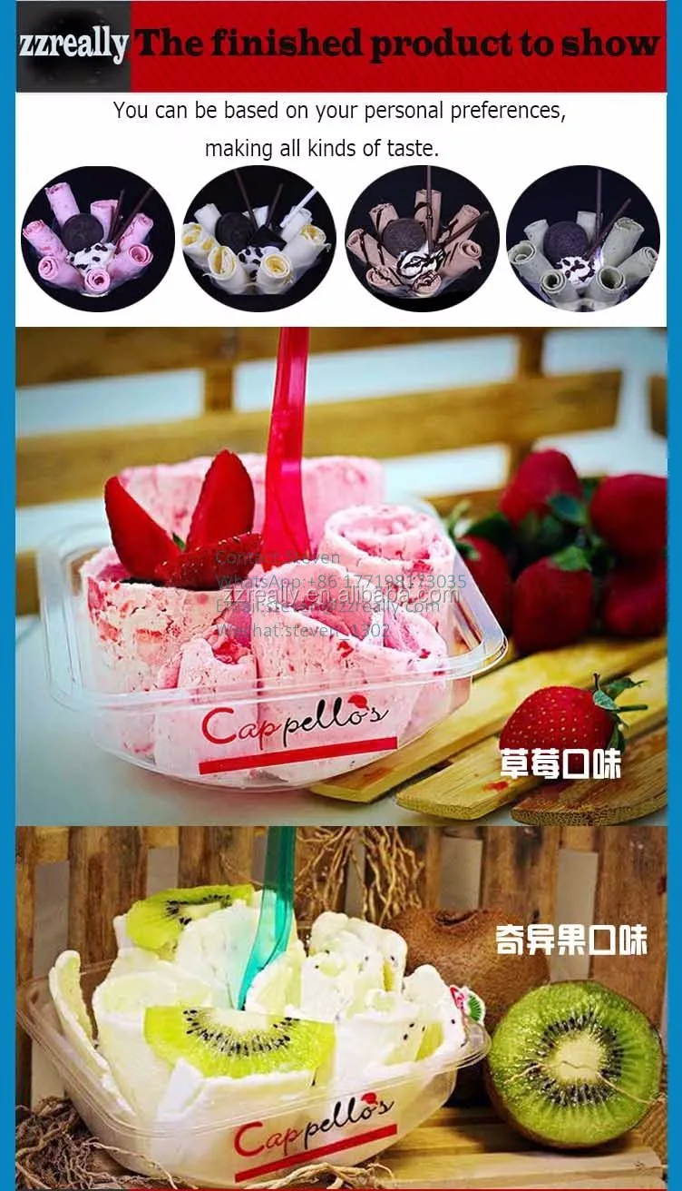 Oem R404a/r410a Refrigerant Fast Freeze Flat Pan Thailand Style Roll