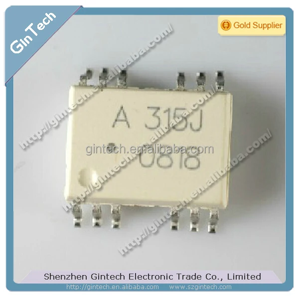 HCPL3150V A3150V 0.5 Amp Output Current IGBT Gate Drive Optocoupler