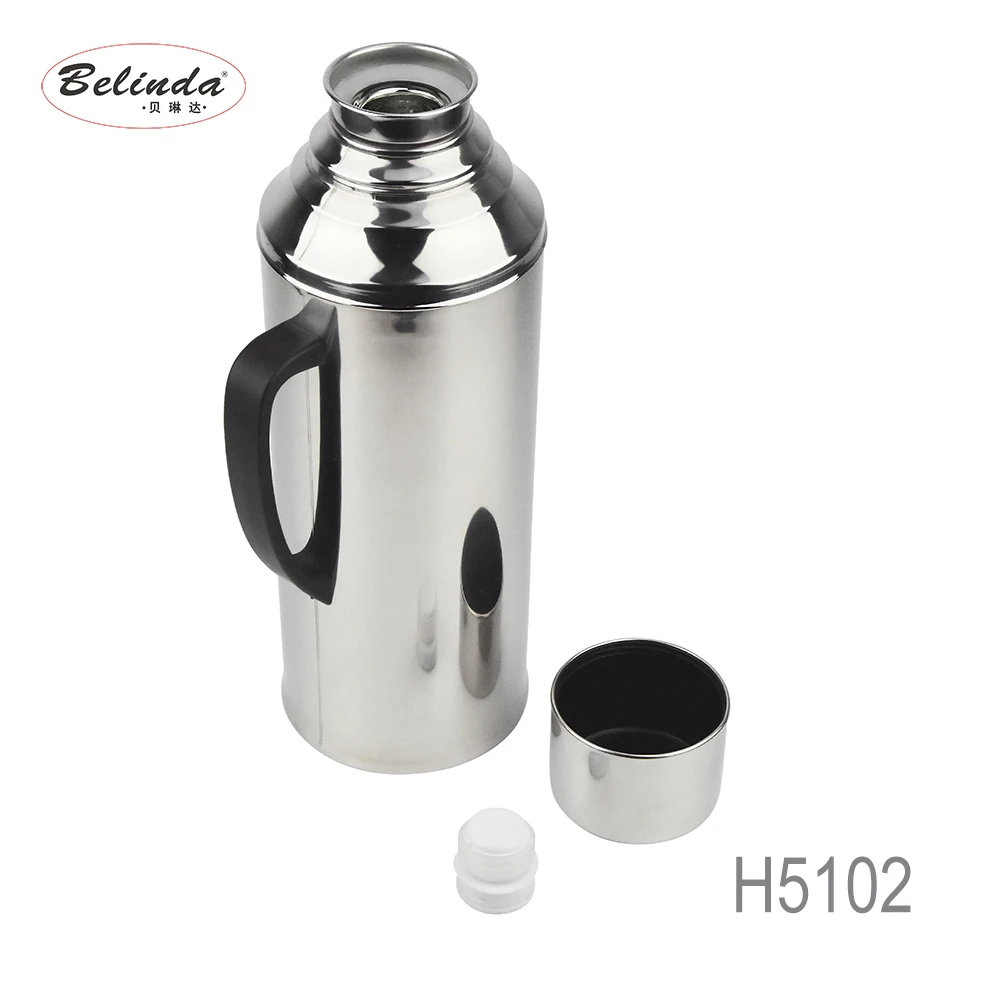 Glass Inner 2.0l 3.2l Retro Thermos Stainless Steel Vacuum Flask With