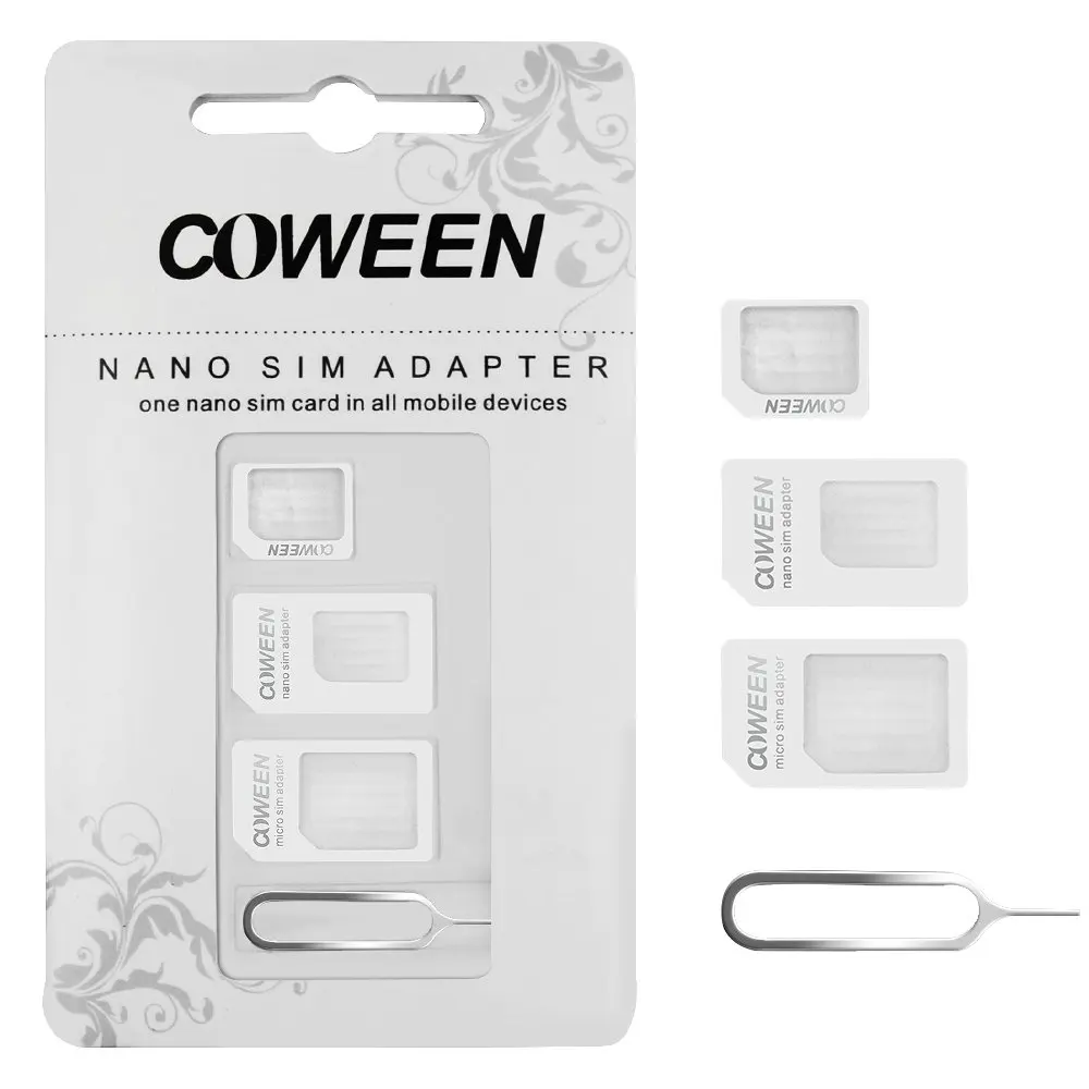 Buy Noosy Sim Card Adapter Kit 4 In 1 Nano To Micro Sim Card Holder With Universal Sim Card Removal Tool For Iphone Samsung In Cheap Price On Alibaba Com