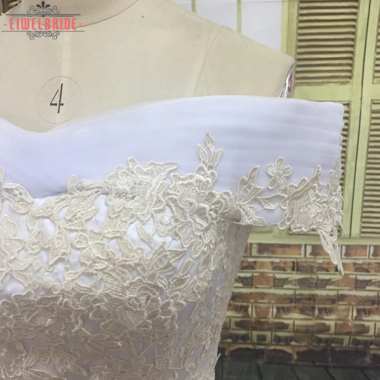 2018 Latest Real Sample Luxury Lace Mopping Wedding Dresses