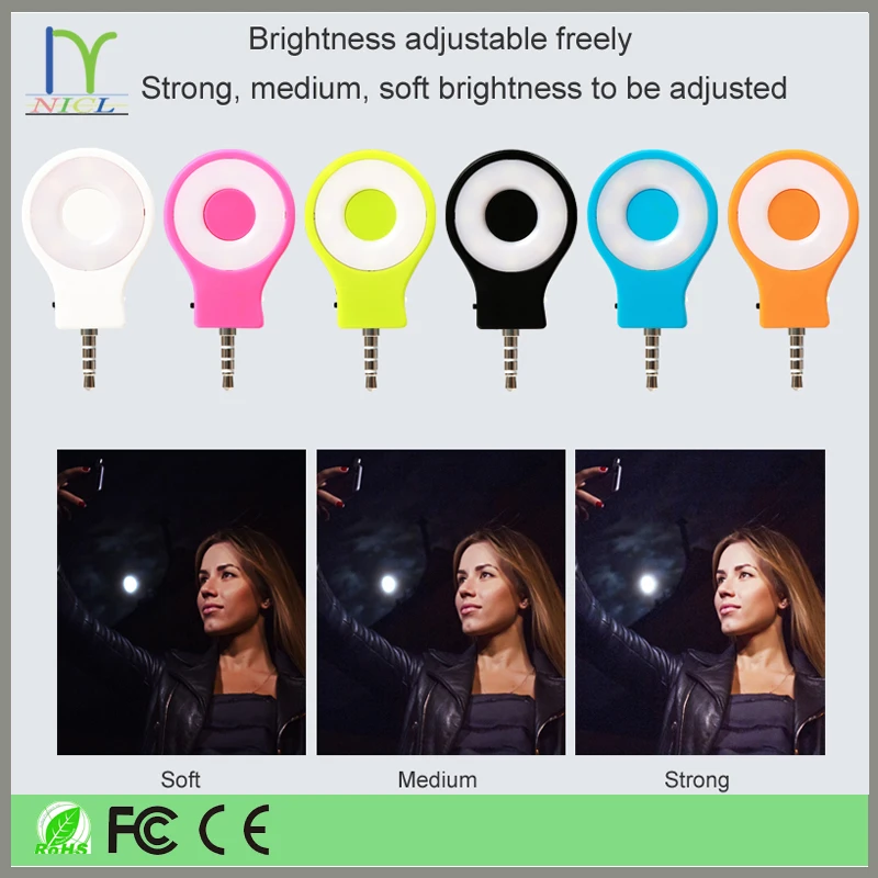 RK07 Rechargeable Selfie Light 16 LED Video Light Ring Light 3.5mm For Mobile Phone from NICL RK07 Rechargeable Selfie Light 16 LED Video Light Ring Light 3.5mm For Mobile Phone from NICL