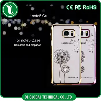 Fancy Mobile Phone Case For Samsung Galaxy Note 5 With Dandelion