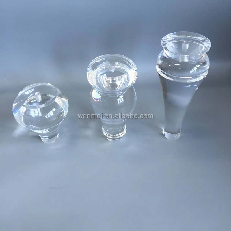 Modern Plexiglass Table Legs Acrylic Legs For Furniture Acrylic