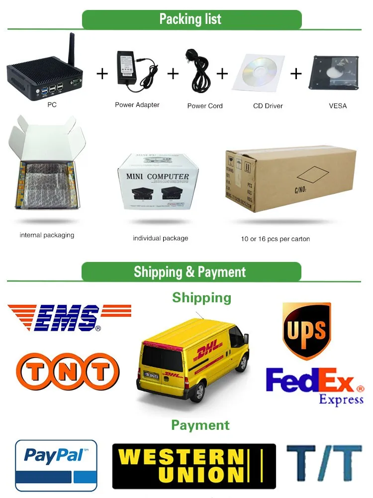 Slim Consumer Electronics Hardware & Software desktop computer case tower industrial mini pc for shopping mall kiosk