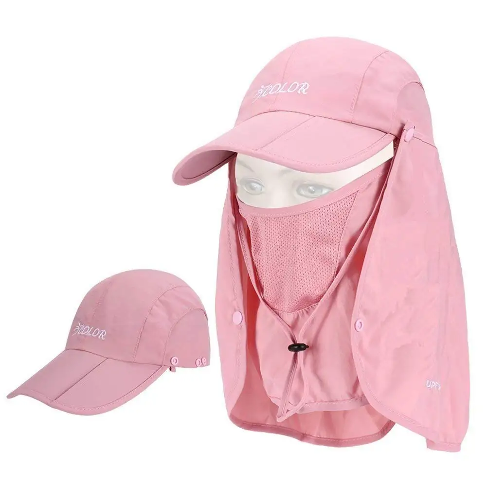 flap cap outdoor sun neck shade hat