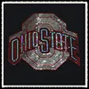 Aprise - Ohio State bling Sequins No rhinestones heat transfer Iron On Hot fix applique