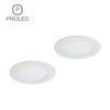 Branded Square 9W IP20 Recessed Downlight White Color Diecast Aluminum LED Downlight Hotel