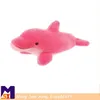 High quality soft plush pink dolphin
