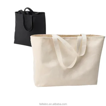 plain canvas beach bags