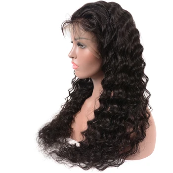 Raw Vietnamese Human Lace Wig Raw Virgin Hair Wigs Deep Wave Human Hair 