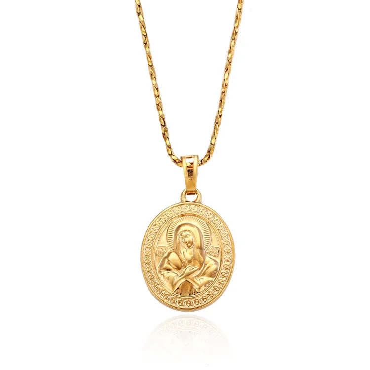 31893 Xuping Fashion Pendant with 18K Gold Plated, Virgin Mary Jewelry Gold Pendant