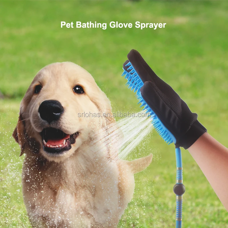 Pet Bathing Shower Glove at Kathryn Miller blog