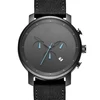 Fashion Luxury Multi- Function Genuine Leather men's watch and stainless steel material for watches men wrist