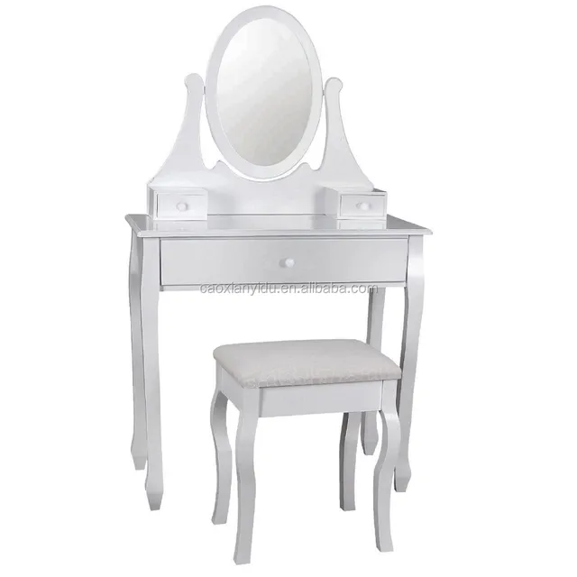 White Mirror Makeup Teen Girl Dresser Bedroom Furniture Buy