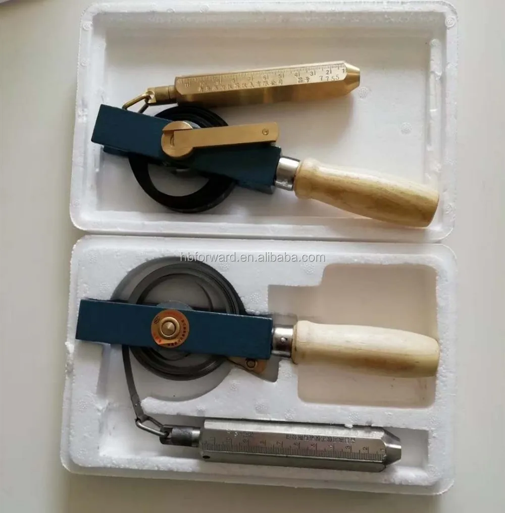 Marine Oil Sounding Gauge Tank Depth Oil Gauging Tape Brass Bob Tape